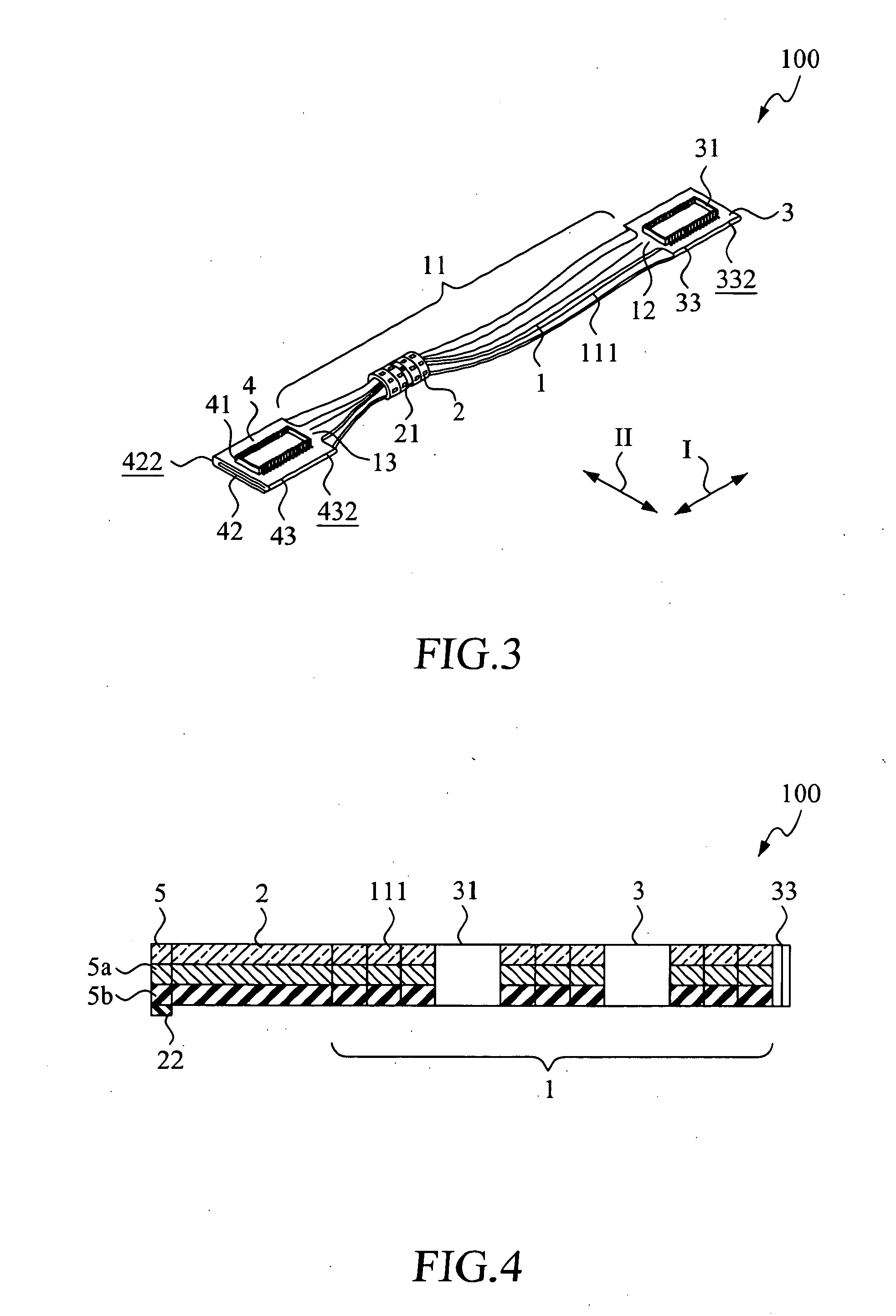 Flat signal transmission cable with bundling structure