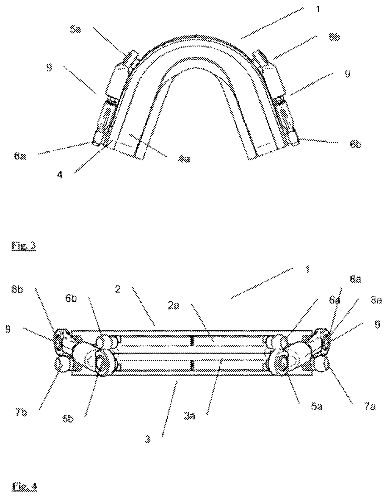 Two-part mandibular advancement splint