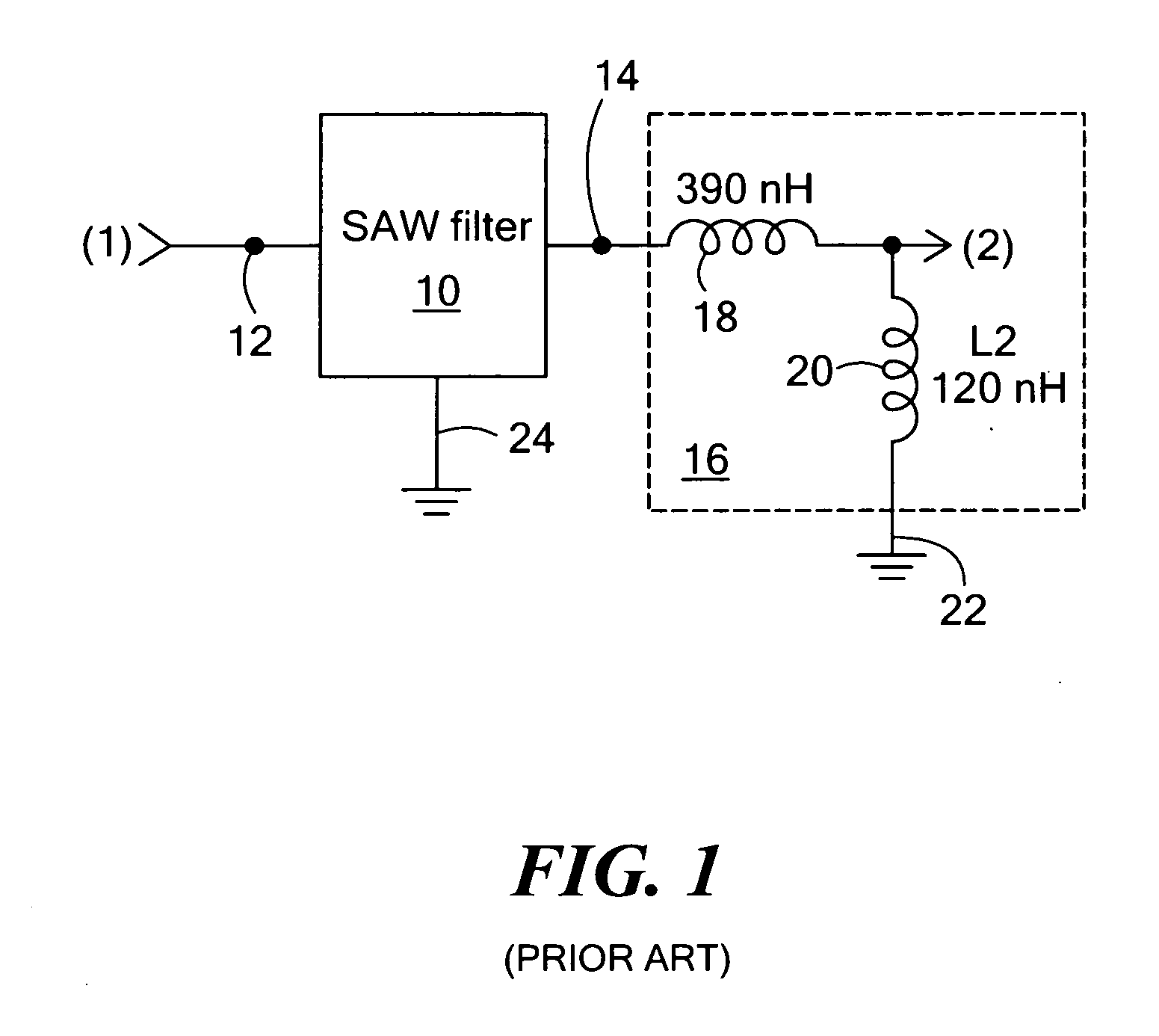Notched saw image frequency rejection filter system