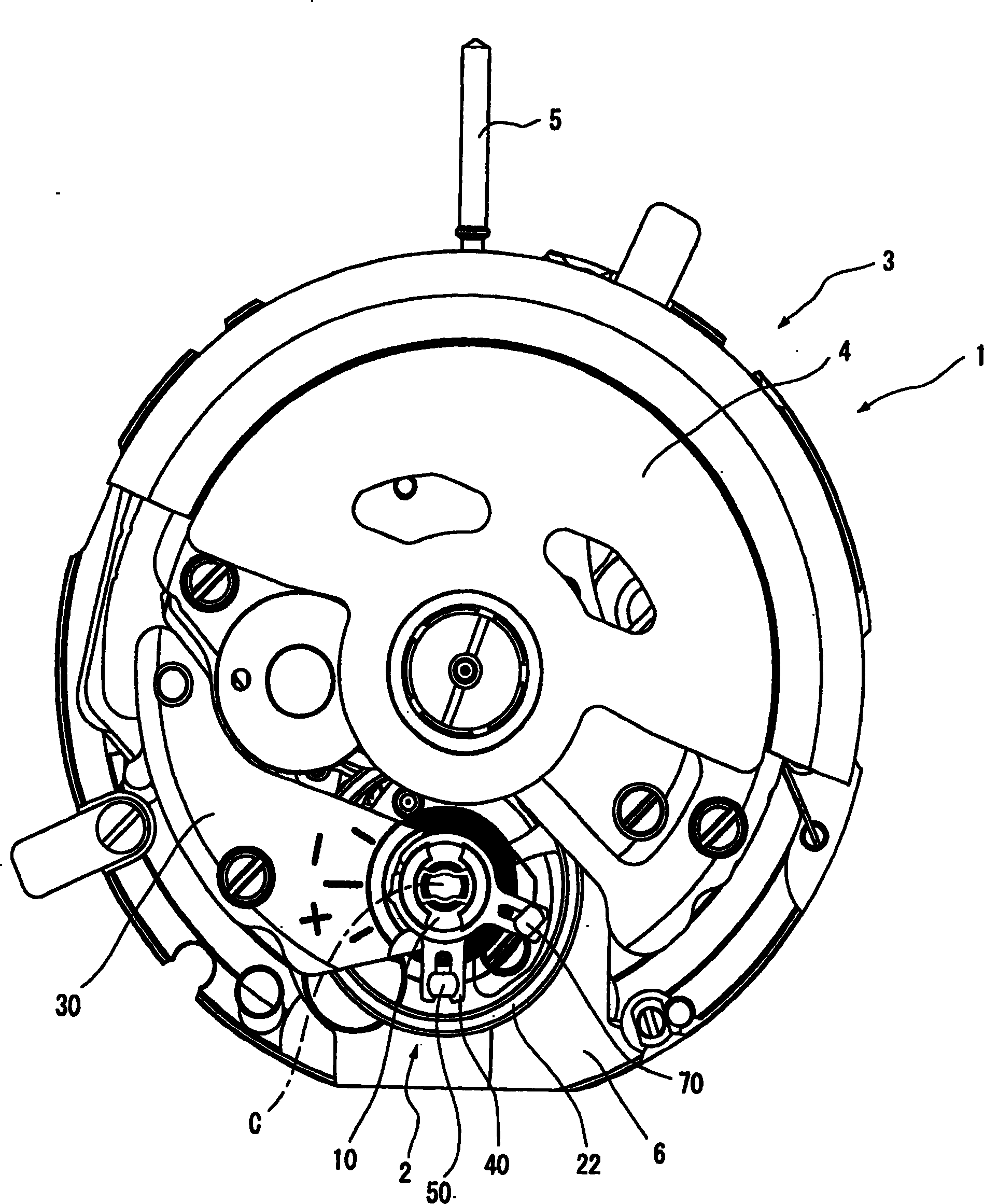 Regulator pin structure and regulator with the same, structure of balance with hairspring, and mechanical timepiece