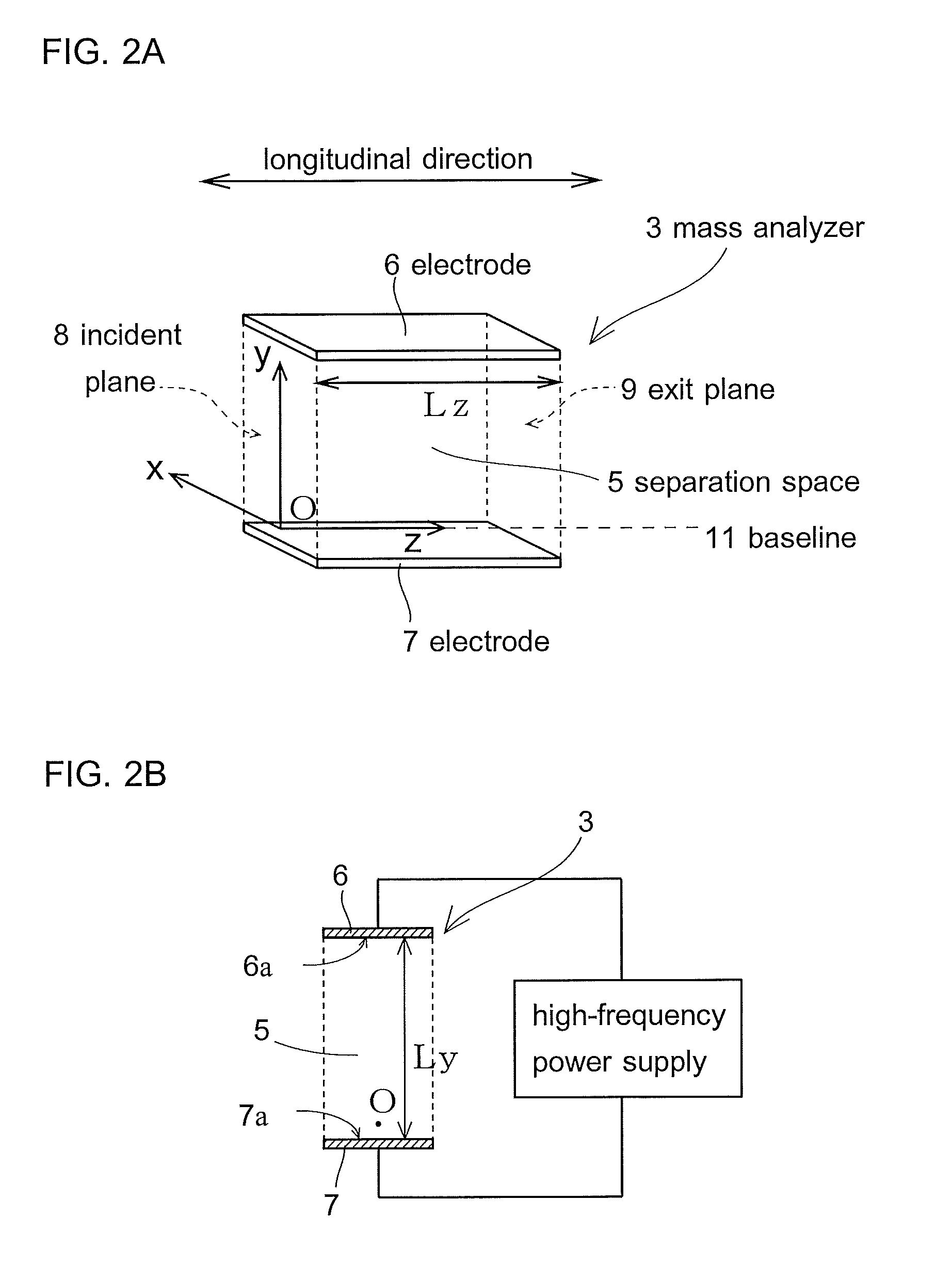 Mass analysis device and mass separation device