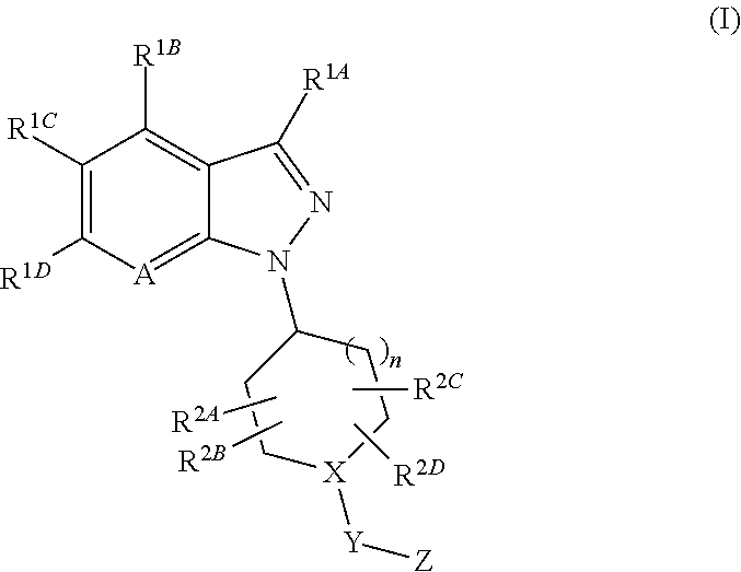 1-substituted indazole derivative