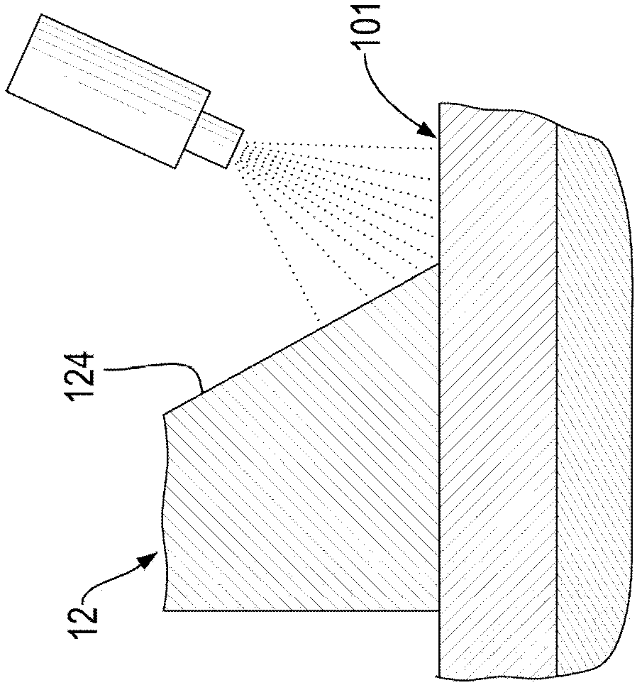 Package support of lighting device and surface processing method thereof