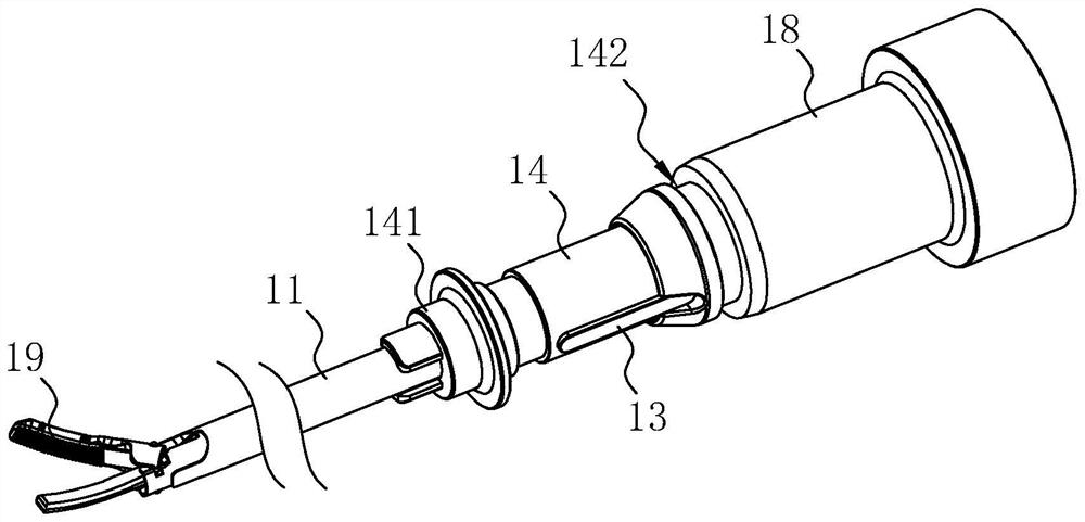 Adapter for surgical robot and ultrasonic surgical knife system