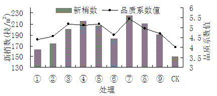 Fertilizer for tea trees and water and fertilizer application method for tee trees