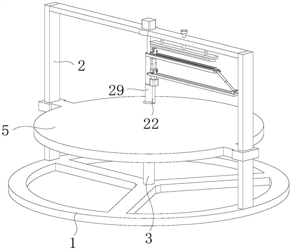 Polishing device for tempered glass before tempering