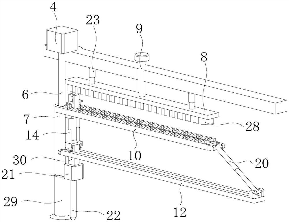 Polishing device for tempered glass before tempering