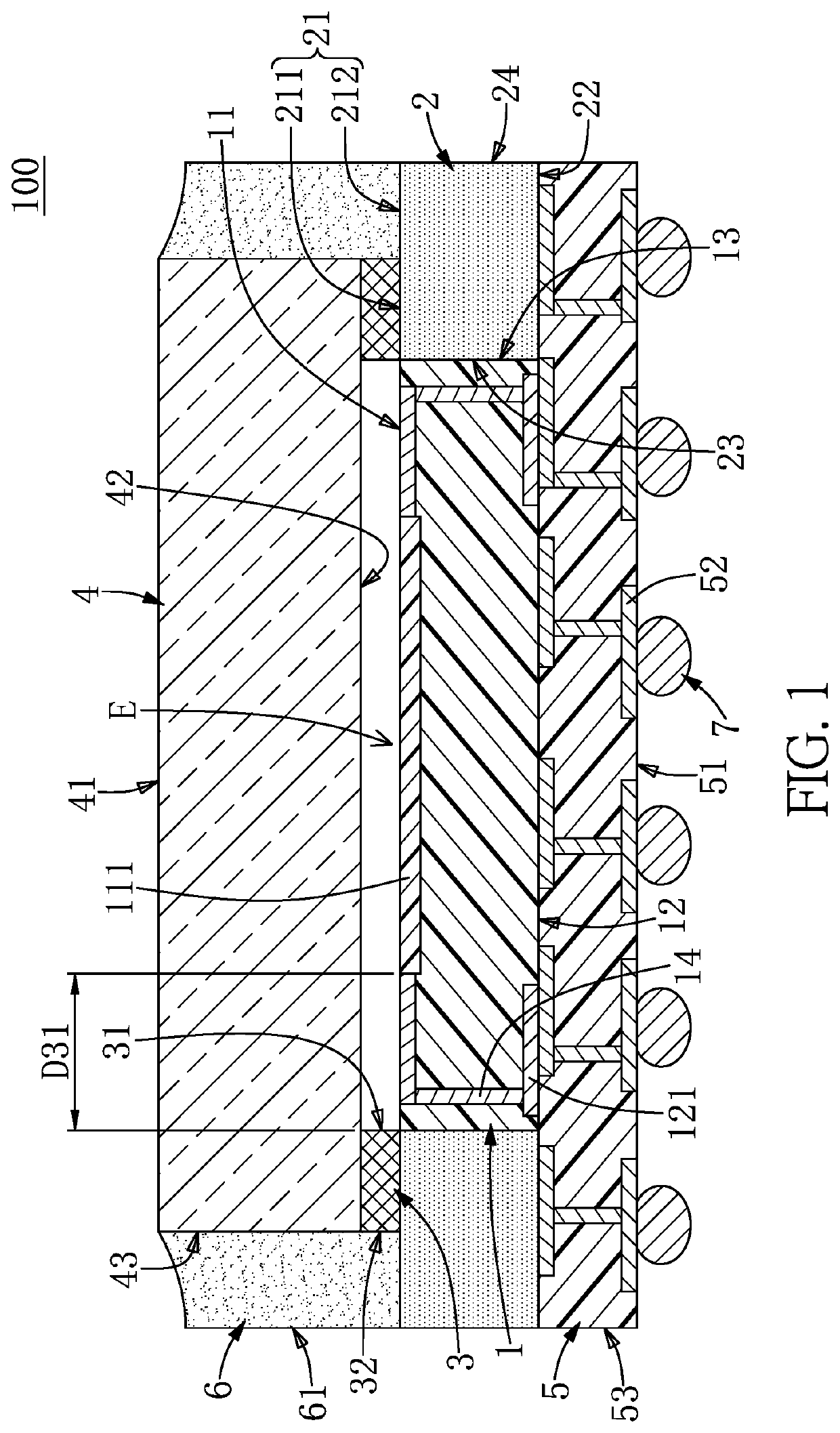 Chip-scale sensor package structure