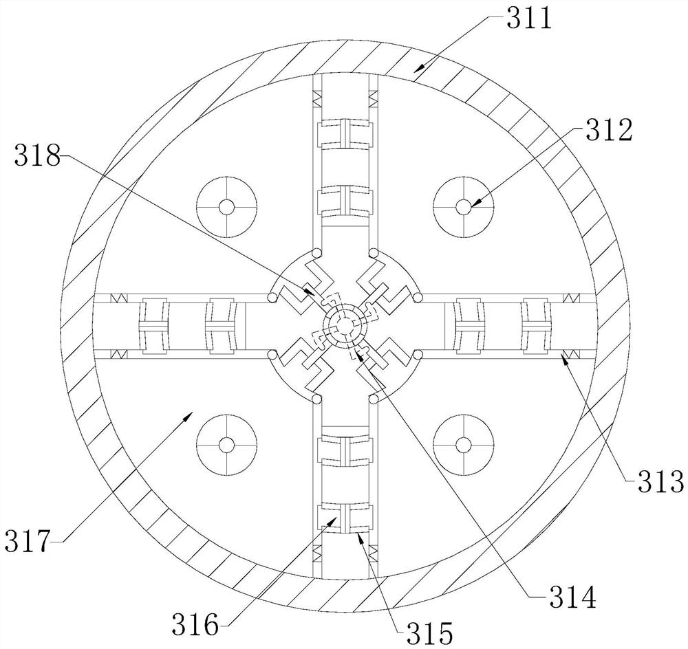 Automatic feeding device for tea processing