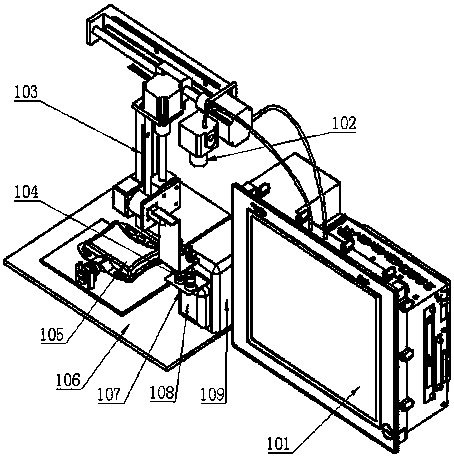 Method and device for pasting labels in automatic medicine dispensing equipment