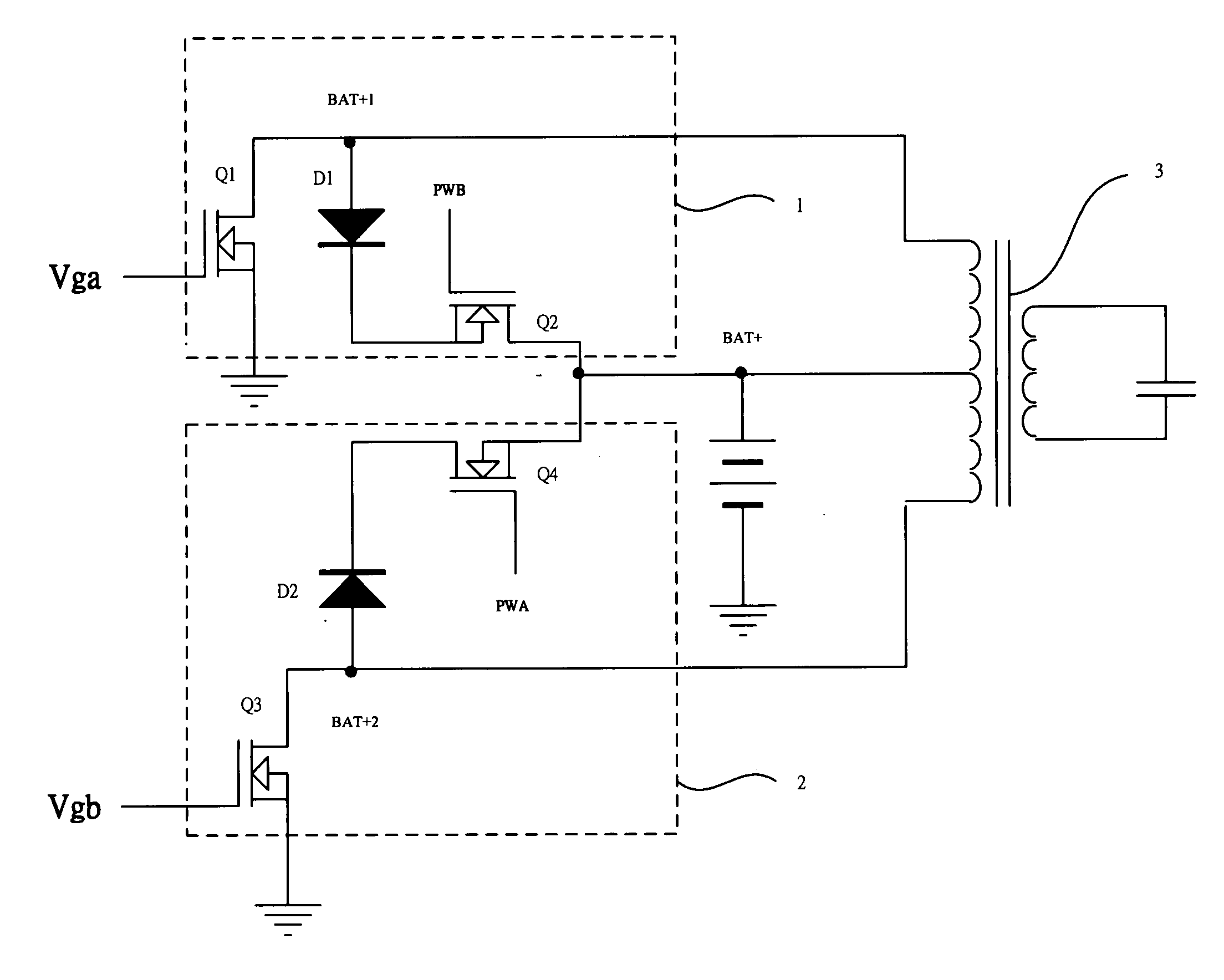 Demagnetization circuit for using in push-pull circuit