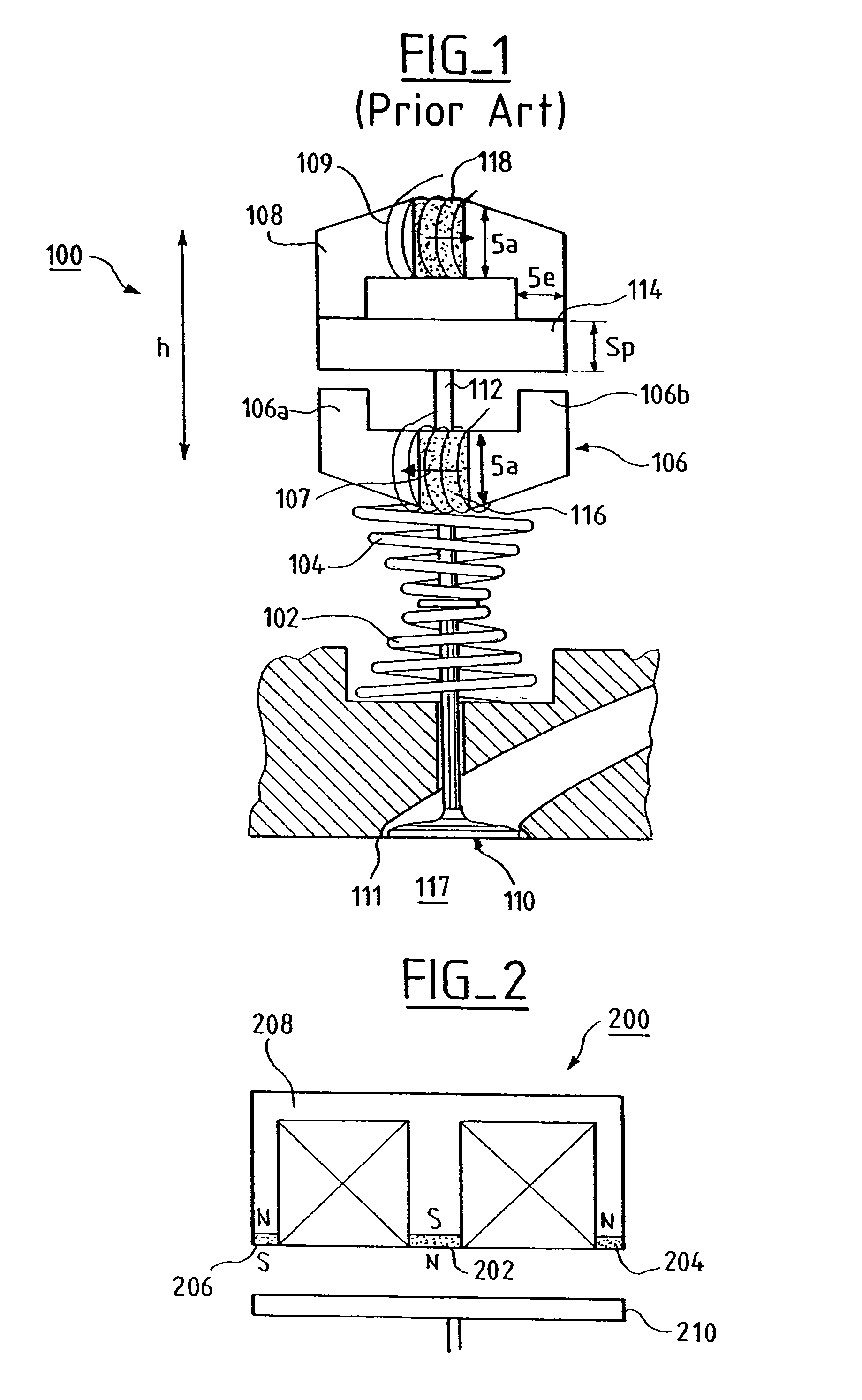 Electromechanical valve control actuator for internal combustion engines and internal combustion engine equipped with such an actuator