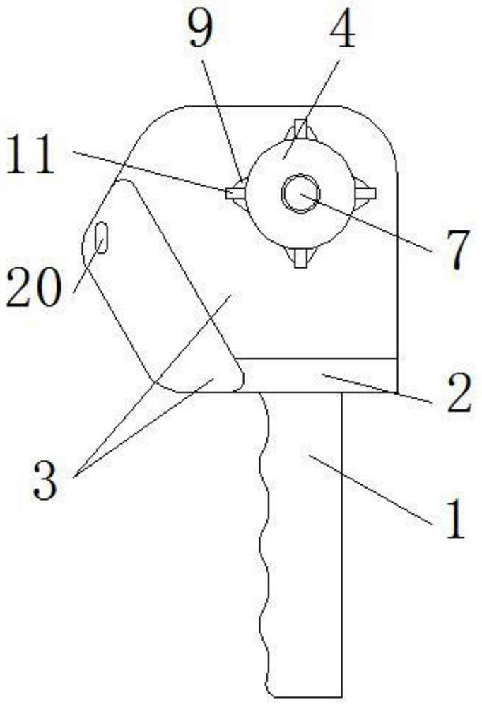 A baler for logistics packaging with anti-collision and convenient film replacement