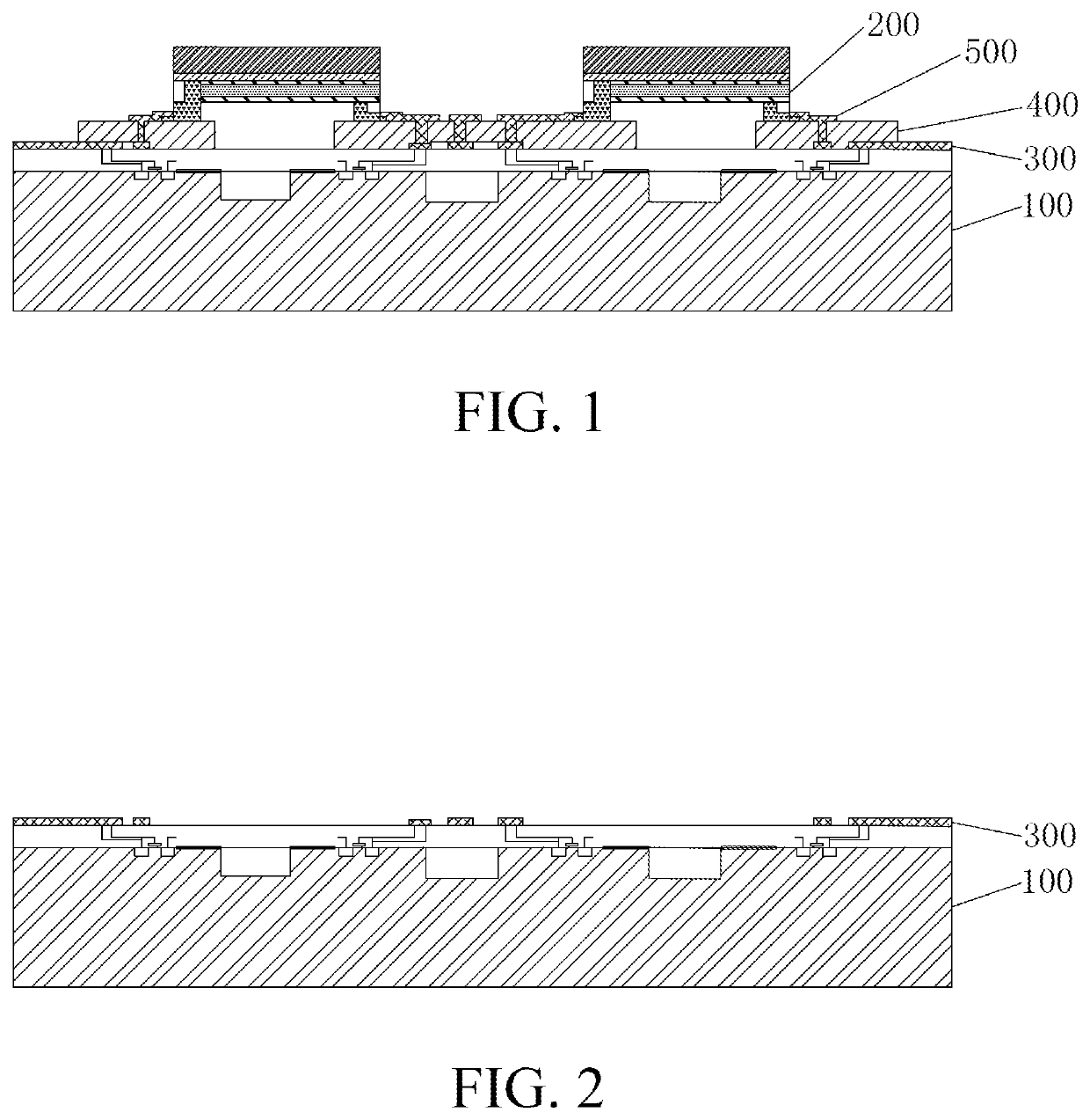 Integrated package structure for MEMS element and asic chip and method for manufacturing the same