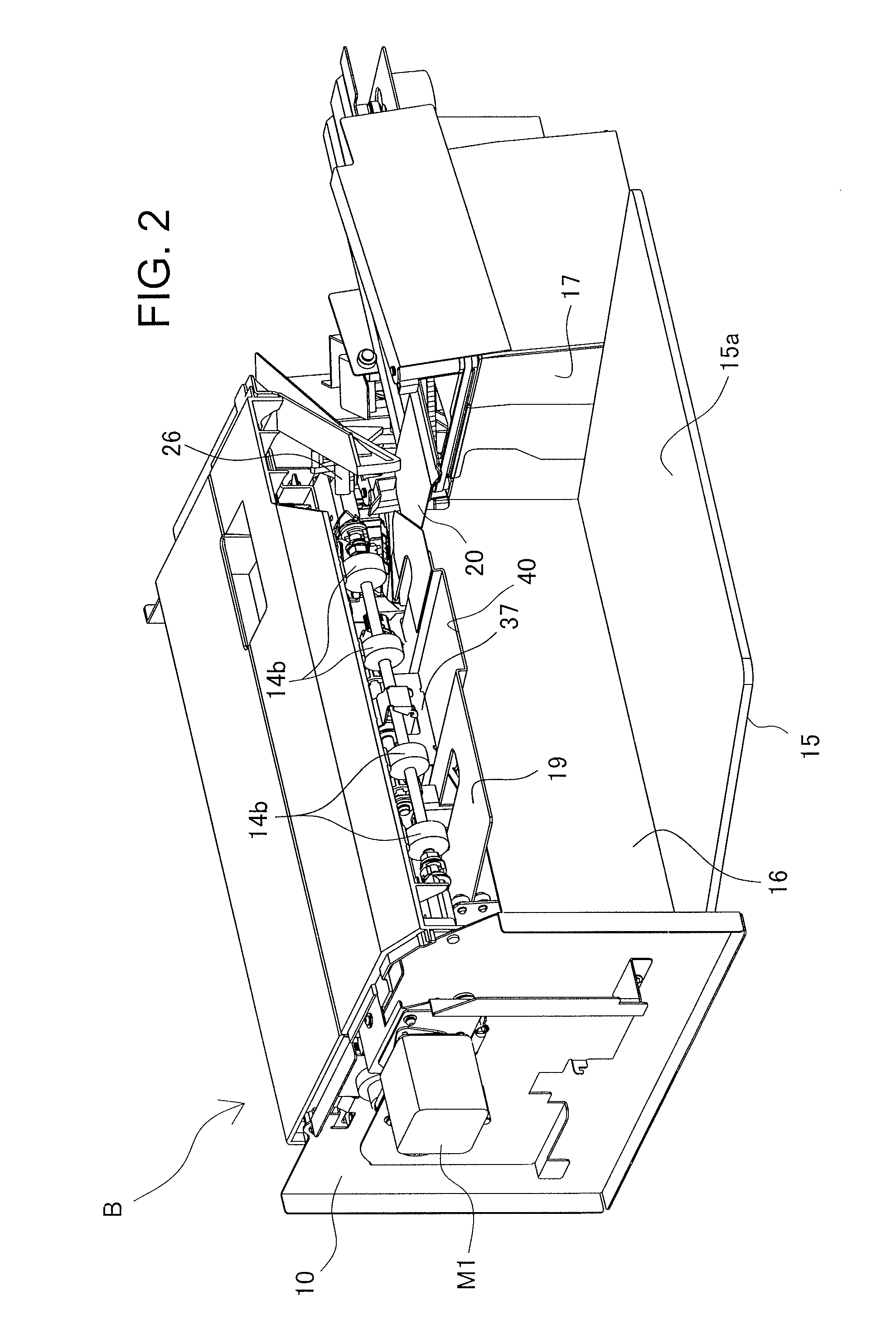Sheet storage apparatus and image formation system using the apparatus