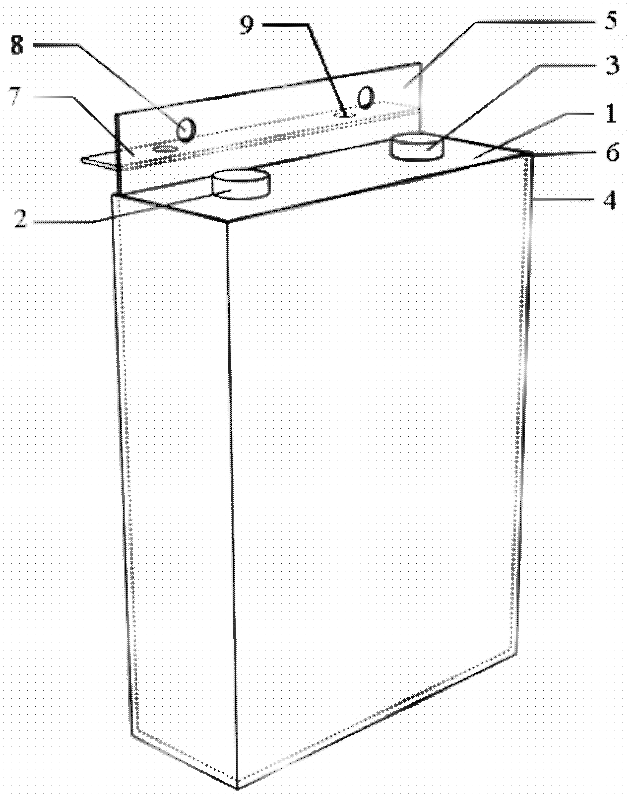 Power lithium-ion battery with temperature equalizing connection function