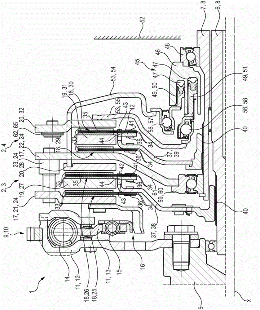 Sheet-metal clutch, comprising at least two clutch disks