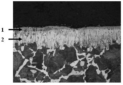 A kind of nbc/fe2b composite gradient wear-resistant coating and preparation method thereof