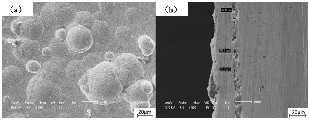 Preparation method of Ni-WS2 coating