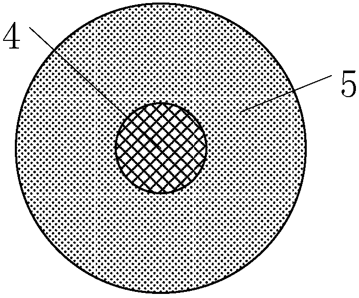 Degradable conducting wire and preparation method thereof