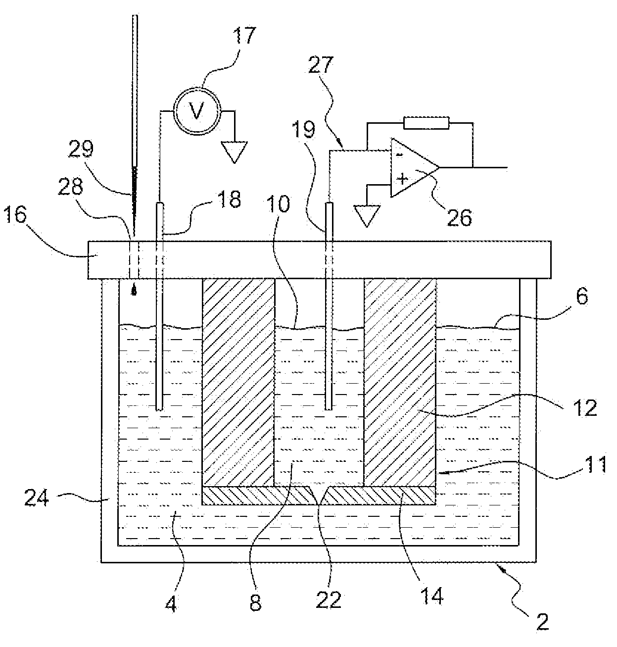Apparatus and Method for Sensing a Time Varying Ionic Current in an Electrolytic System