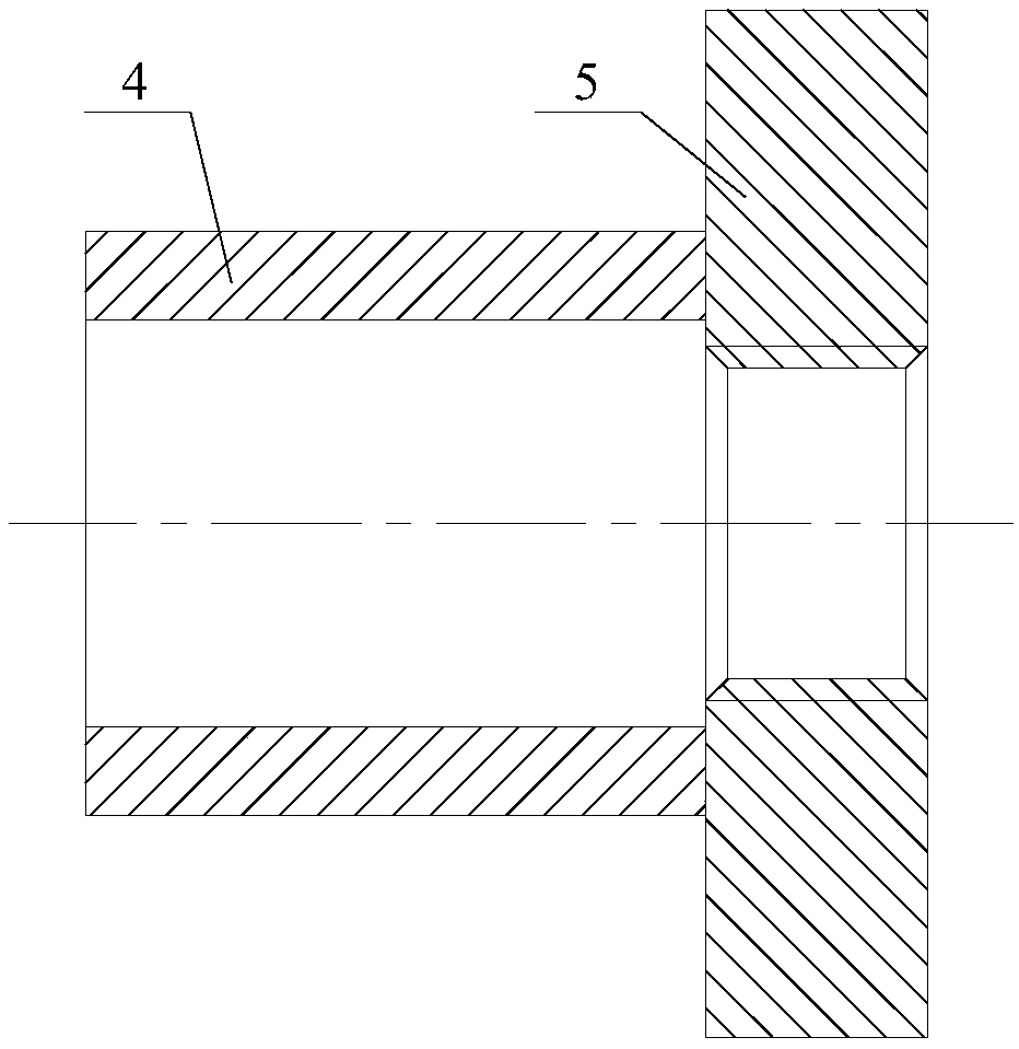 Thin-wall elastic support, and tooling and processing method thereof