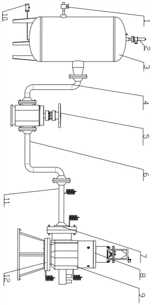 Device and method for testing dynamic performance of pilot-operated steam release isolating valve for nuclear power