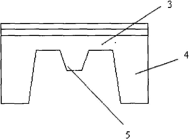 Miniature dynamic piezoresistive pressure sensor and manufacturing method thereof