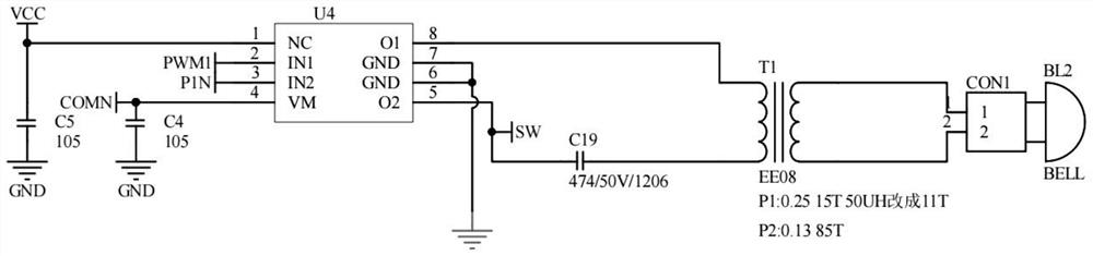 Novel spray hair straightener circuit