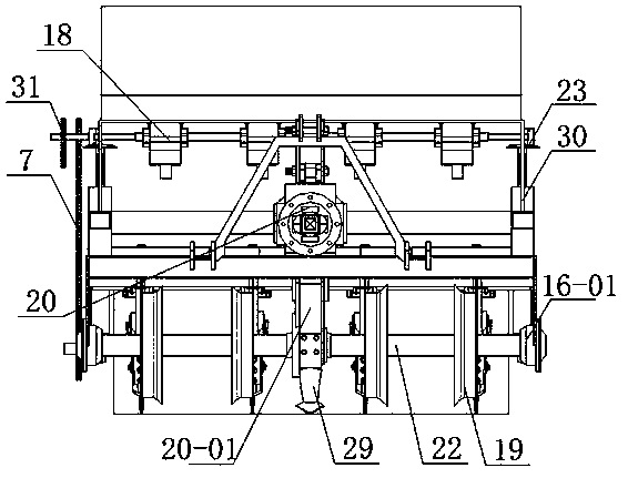 A drive disc corn ridge no-tillage seeder