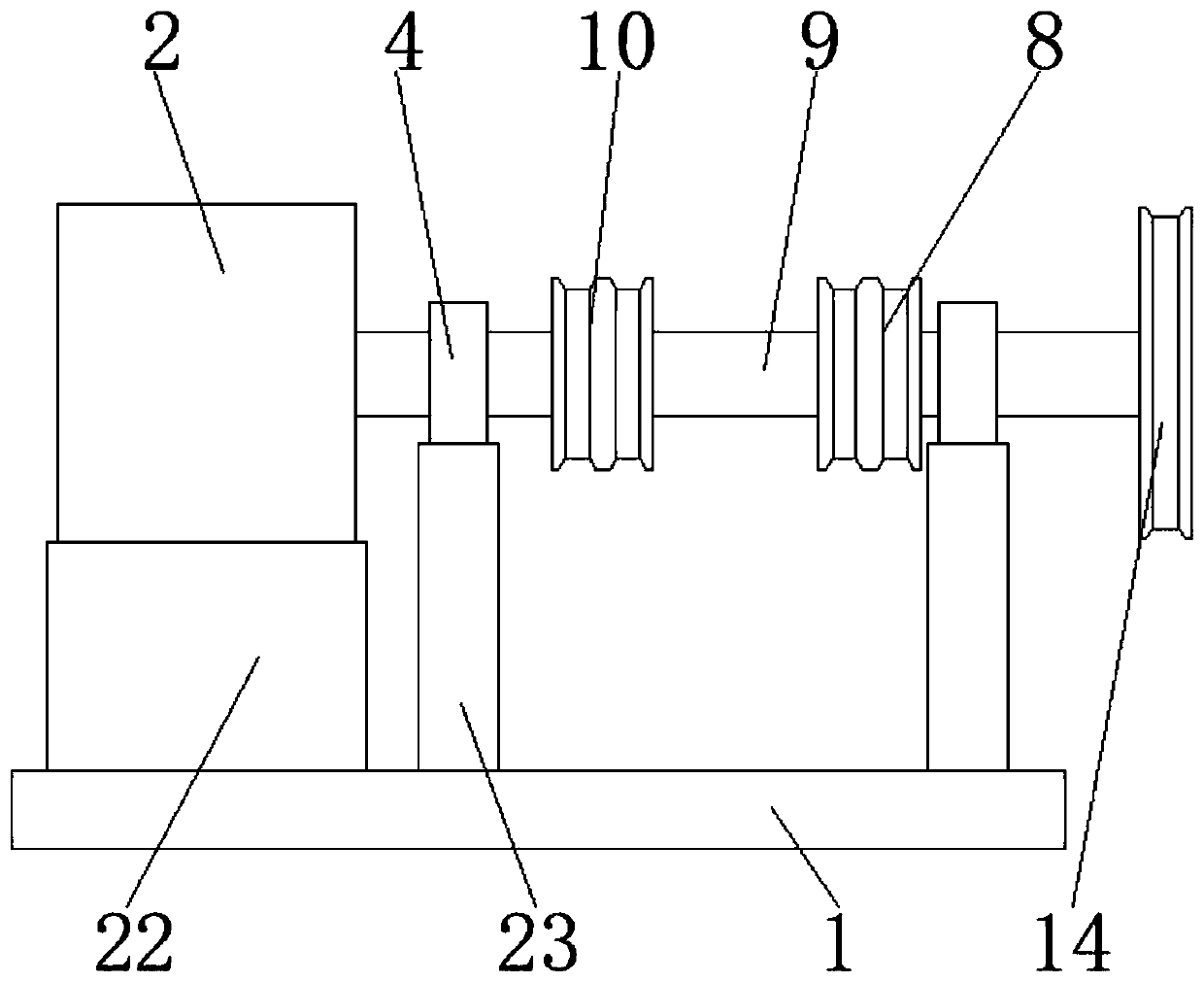 Mounting structure of motor