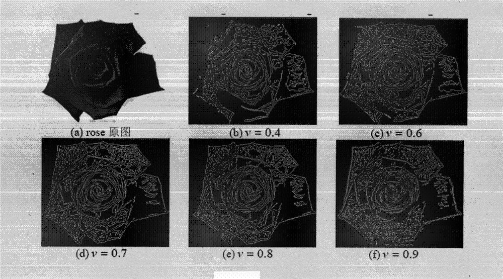 Image edge detection method based on fractional order partial differential