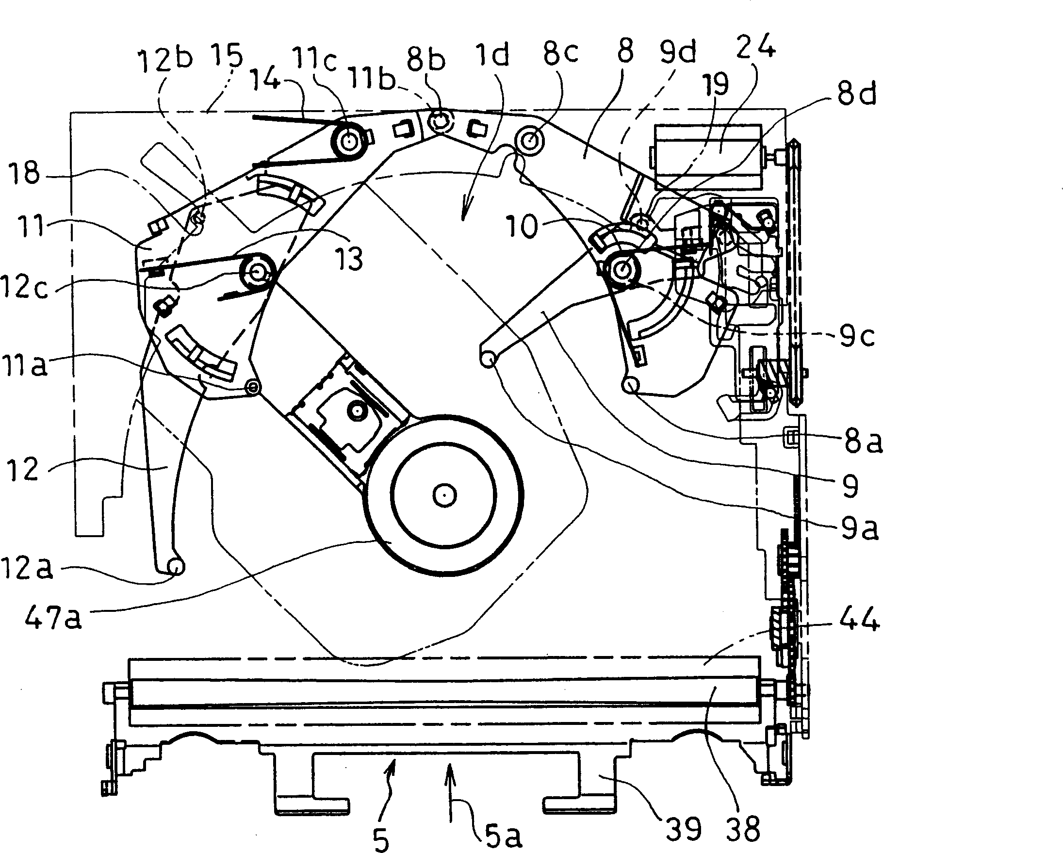 Disk loading device