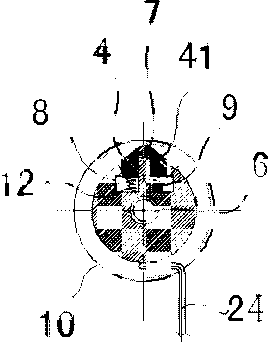 Rotary motion and reciprocating motion converting device