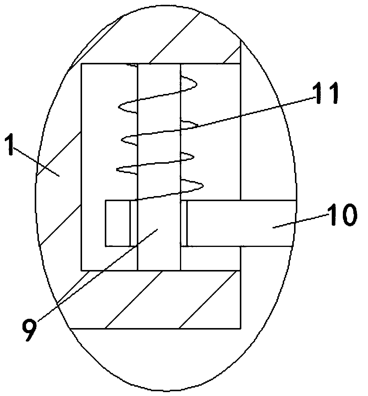 Space-saving placing rack for medical equipment