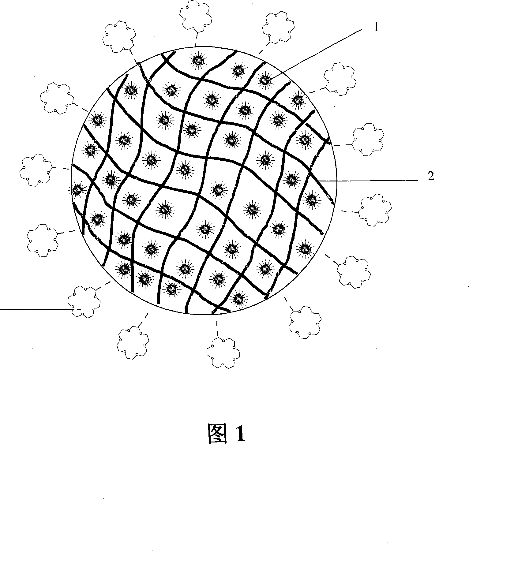 Magnetic particle extractive agent and method for isolating radionuclide