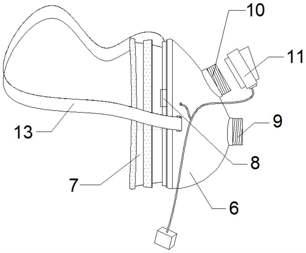 Neonatal respiratory distress syndrome supervision device