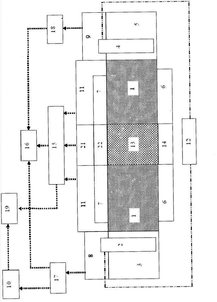 Method and device for restoring polluted soil and treating solid wastes by utilizing electric energy