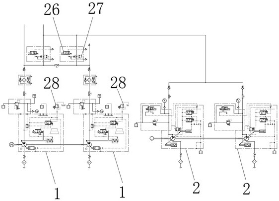 A shield machine multi-mode synchronous propulsion and assembly system and its control method