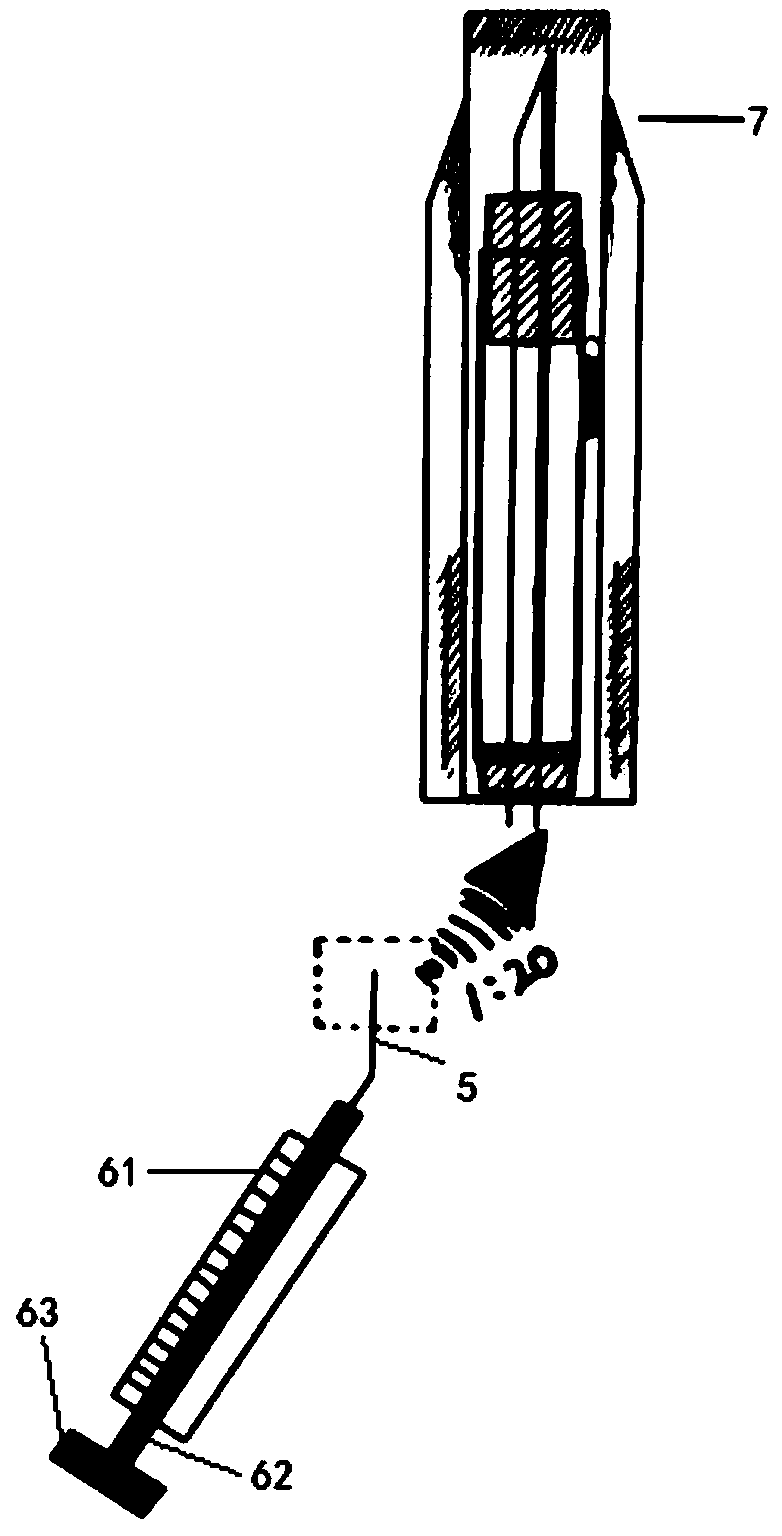 Implantable internal carotid artery constant-speed injection device and operation method thereof