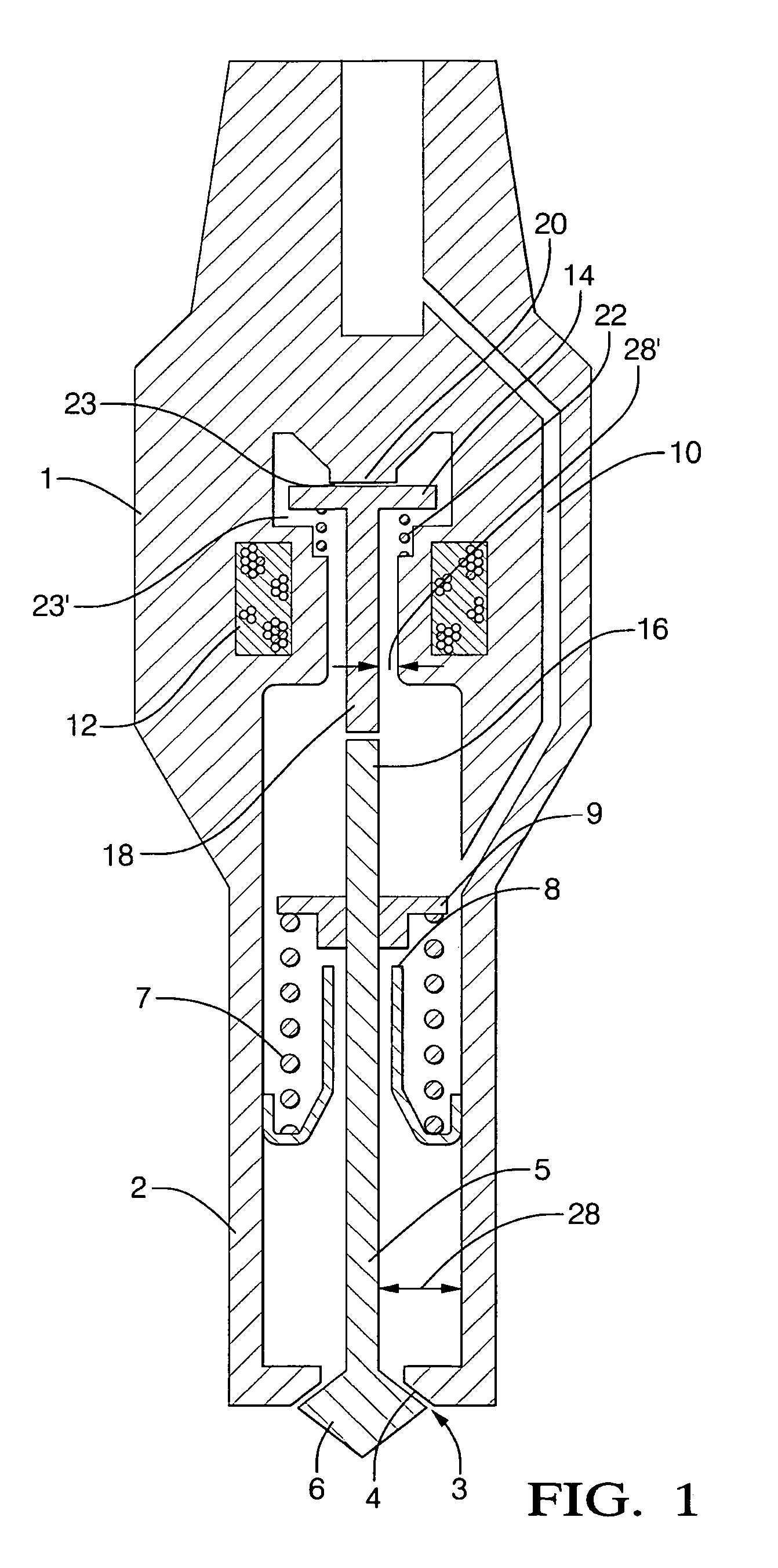 Fuel injector having a separable armature and pintle