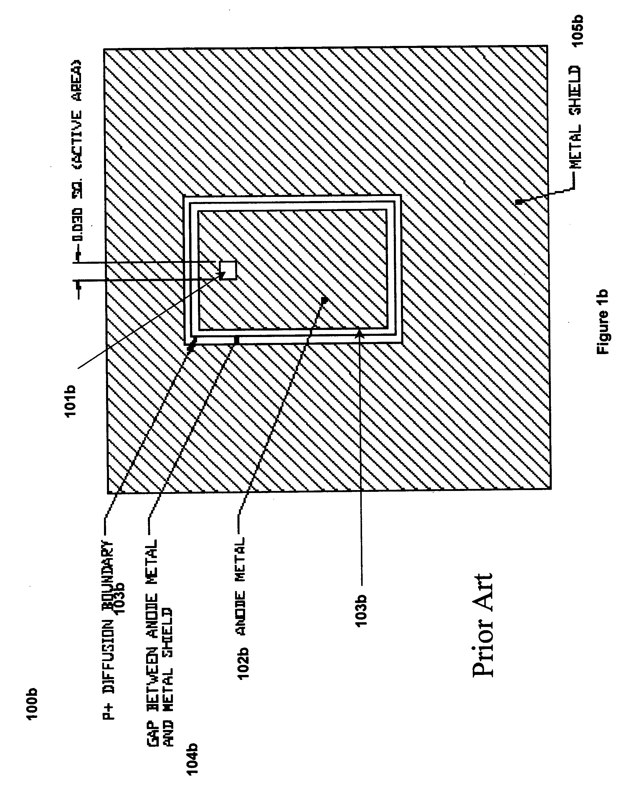 Photodiode with controlled current leakage