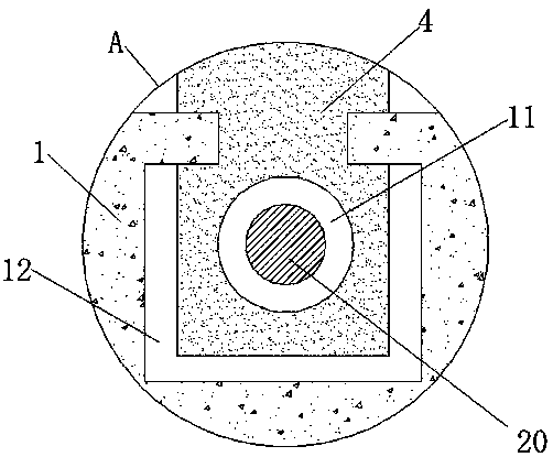 Supporting frame used for mining excavating equipment