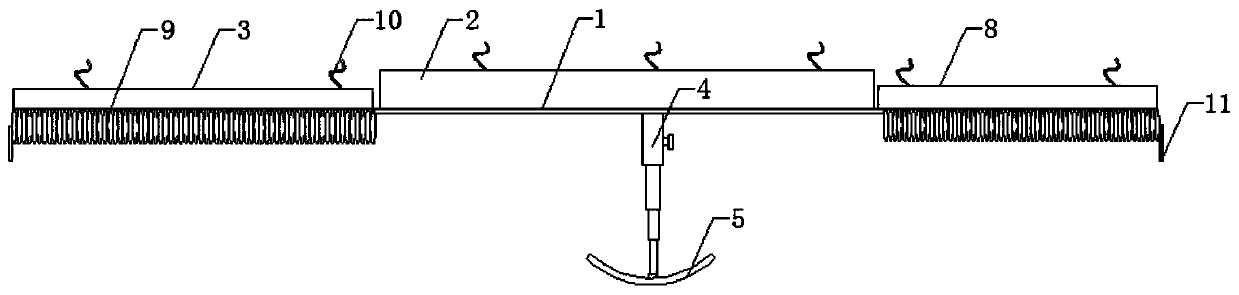 A kind of training frame for waist-lifting martial arts