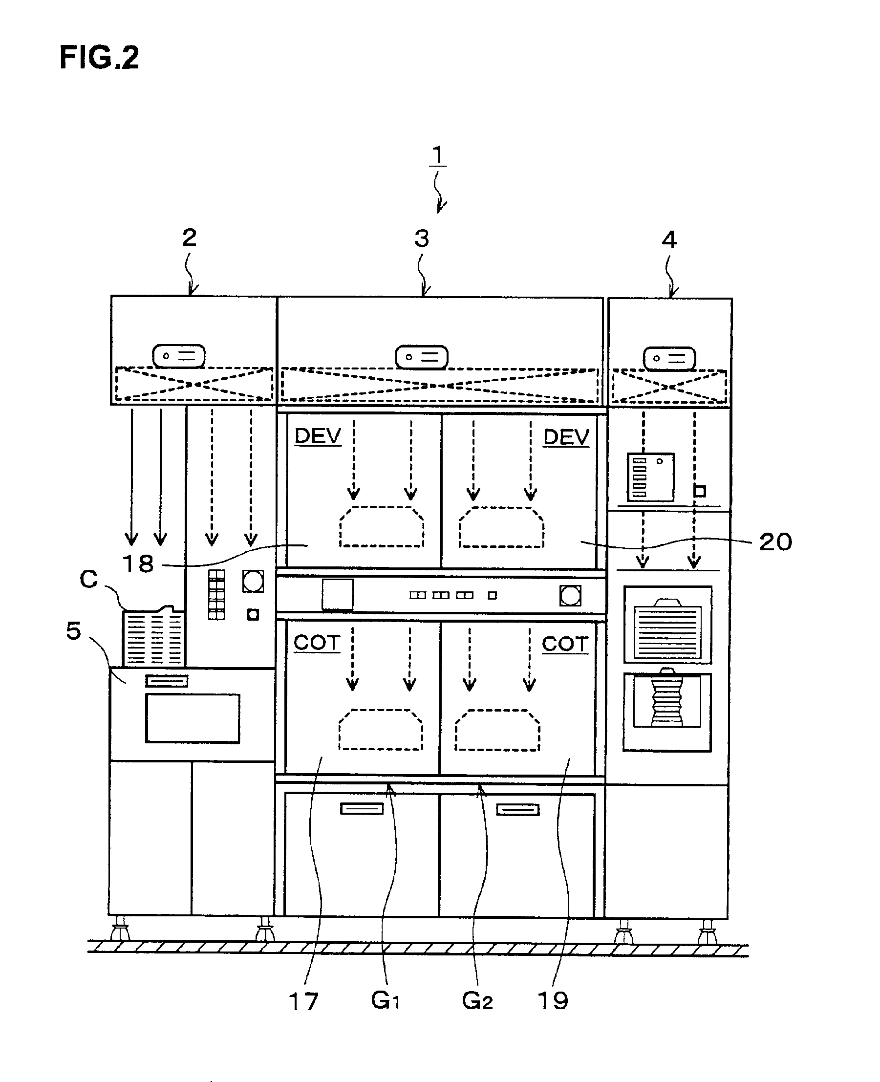 Substrate coating unit and substrate coating method