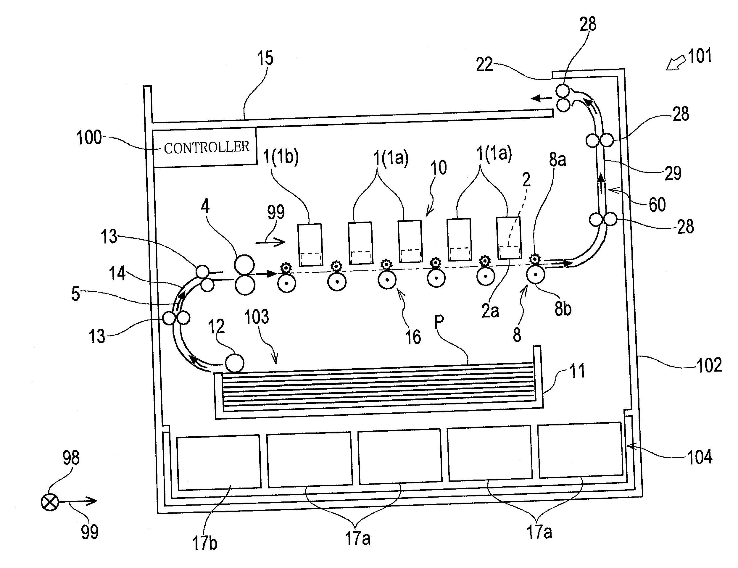 Liquid-droplet ejecting apparatus, method for controlling the same, and nonvolatile storage medium storing program for controlling the apparatus