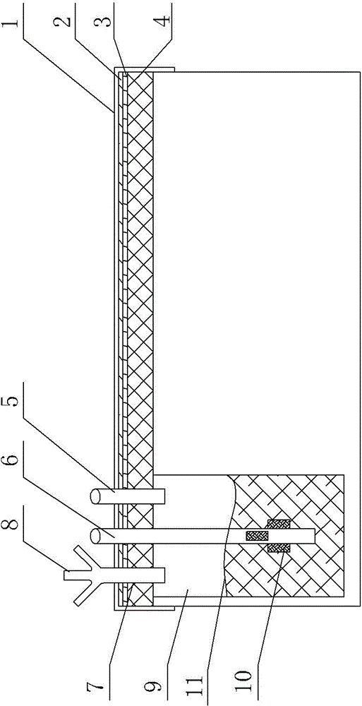 Cover structure of cell culture plate