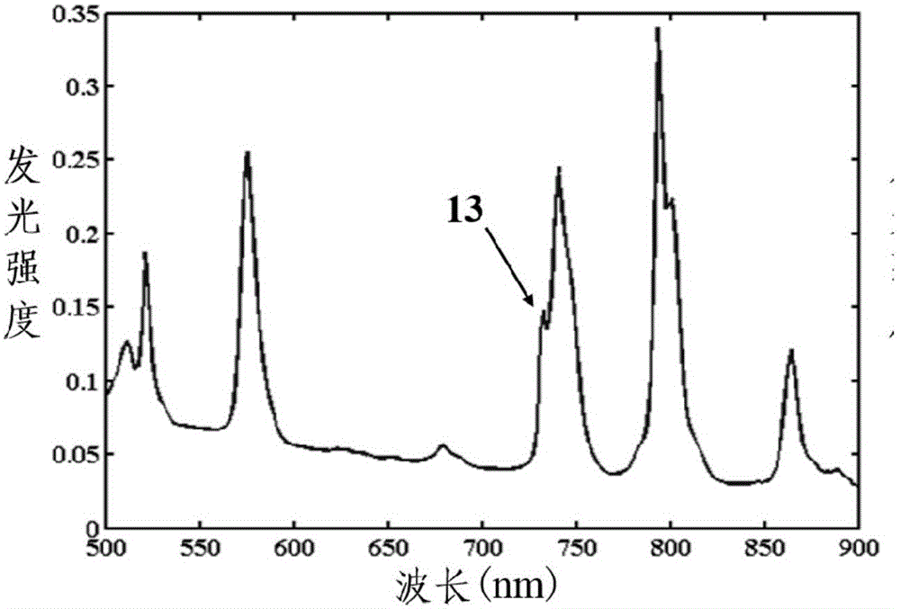 New use of neodymium ion sensitized up-conversion nanocrystal, and high-resolution multi-photon microscopic system