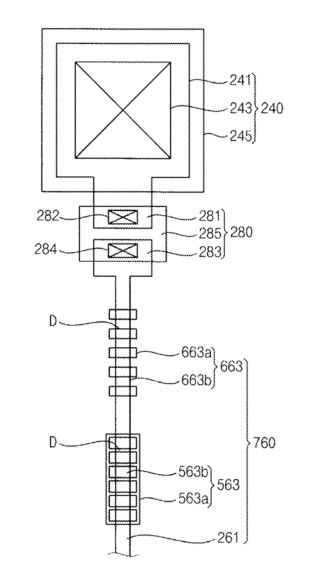 Substrate for a display device and method of manufacturing the same