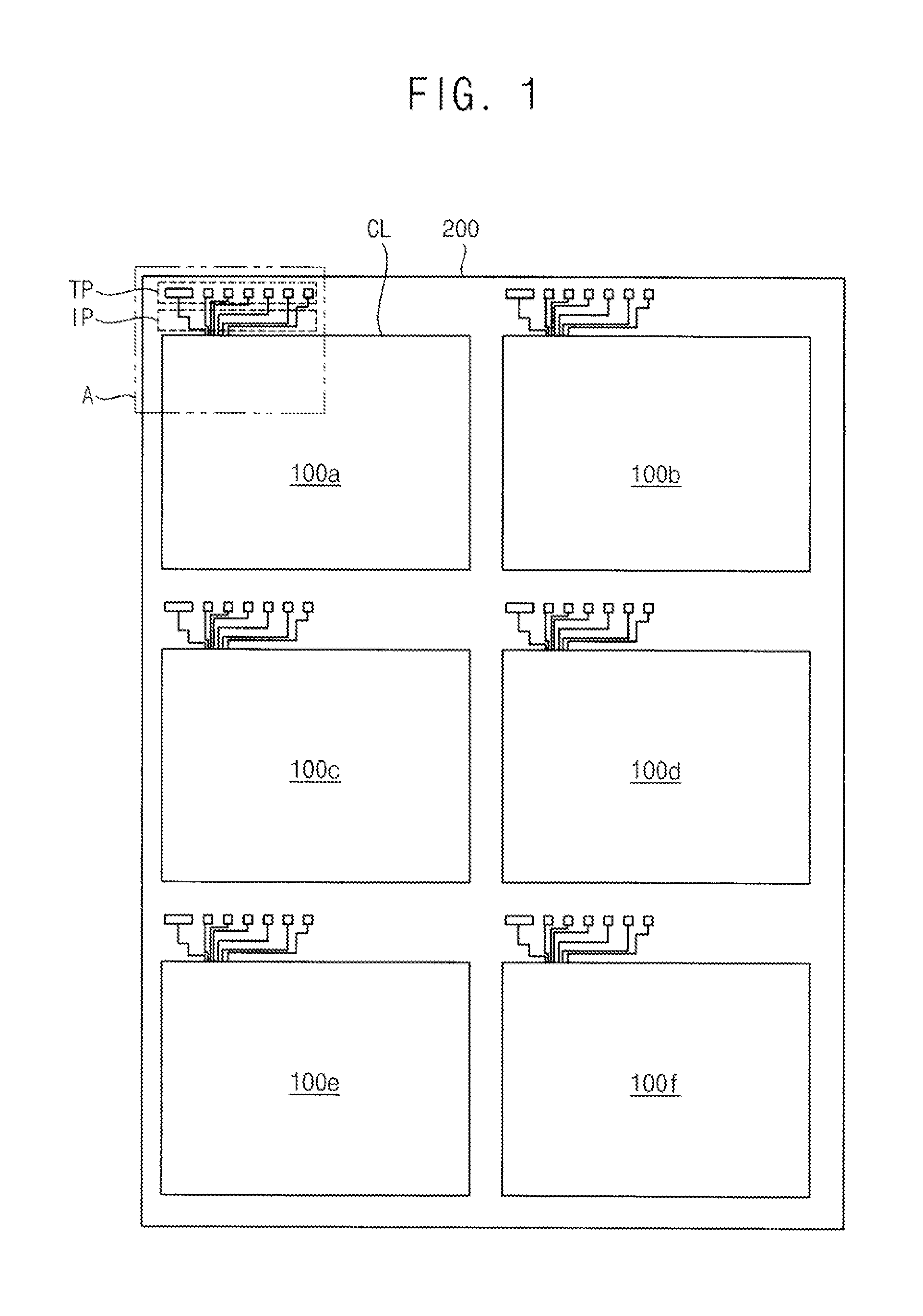 Substrate for a display device and method of manufacturing the same